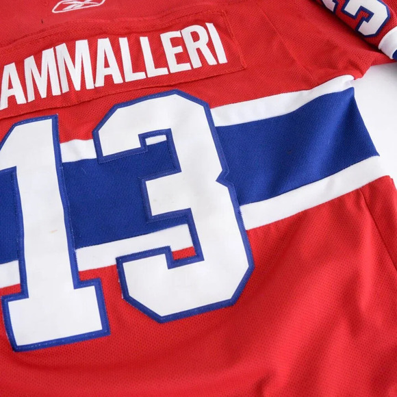 Vintage Reebok Nhl Montreal Canadiens #13 Cammalleri Red And Blue  Home Jersey - Picture 6 of 16